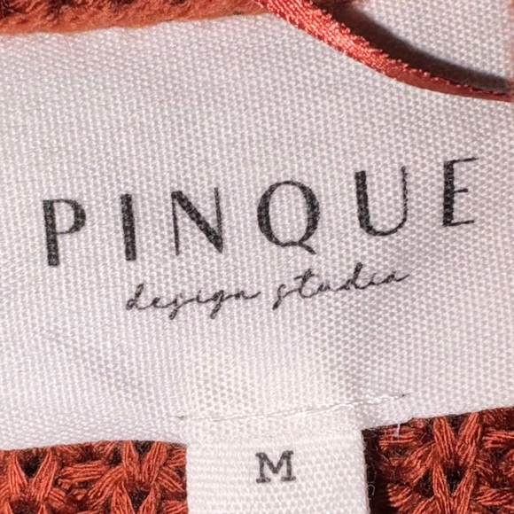 NEW! PINQUE Rust Cardigan With Stationary Corset On Back- GORGEOUSNESS! - Picture 8 of 10